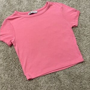 Zara Pink Crop Top, Small
